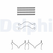 LX0306 Sada příslušenství, obložení kotoučové brzdy DELPHI