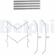 LX0637 Sada příslušenství, obložení kotoučové brzdy DELPHI