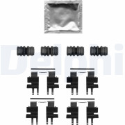 LX0695 Sada příslušenství, obložení kotoučové brzdy DELPHI