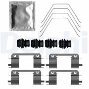 LX0788 Sada příslušenství, obložení kotoučové brzdy DELPHI