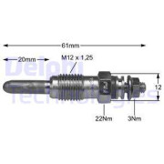 HDS231 Žhavicí svíčka DELPHI