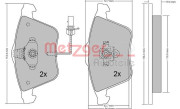 1170099 METZGER sada brzdových platničiek kotúčovej brzdy 1170099 METZGER