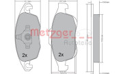 1170129 Sada brzdových destiček, kotoučová brzda GREENPARTS METZGER