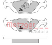 1170284 METZGER sada brzdových platničiek kotúčovej brzdy 1170284 METZGER