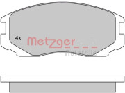 1170294 METZGER sada brzdových platničiek kotúčovej brzdy 1170294 METZGER