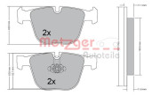 1170356 Sada brzdových destiček, kotoučová brzda GREENPARTS METZGER