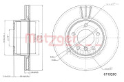 6110260 METZGER brzdový kotúč 6110260 METZGER