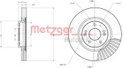 6110695 Brzdový kotouč GREENPARTS METZGER