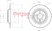 6110728 Brzdový kotouč GREENPARTS METZGER