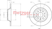 6110747 Brzdový kotouč GREENPARTS METZGER