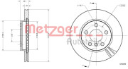 6110783 Brzdový kotouč GREENPARTS METZGER