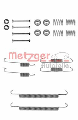 105-0707 Sada příslušenství, brzdové čelisti METZGER