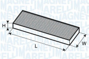 350203063860 Kabinový filtr MAGNETI MARELLI