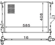 359000301170 MAGNETI MARELLI chladič motora 359000301170 MAGNETI MARELLI