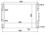 359000301180 Chladič, chlazení motoru MAGNETI MARELLI