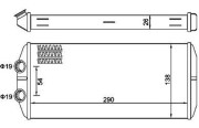 359000301200 Výměník tepla, vnitřní vytápění MAGNETI MARELLI