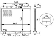 359000301780 MAGNETI MARELLI chladič motora 359000301780 MAGNETI MARELLI