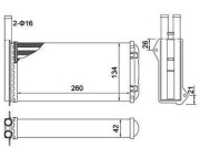 359000301900 Výměník tepla, vnitřní vytápění MAGNETI MARELLI