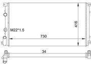 359000391230 MAGNETI MARELLI chladič motora 359000391230 MAGNETI MARELLI