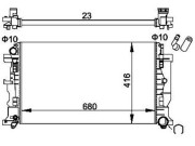 359000391730 MAGNETI MARELLI chladič motora 359000391730 MAGNETI MARELLI