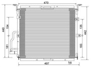 359003220160 Kondenzátor, klimatizace MAGNETI MARELLI