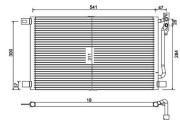 359003220220 Kondenzátor, klimatizace MAGNETI MARELLI