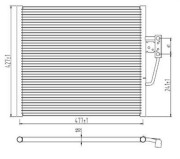 359003220240 Kondenzátor, klimatizace MAGNETI MARELLI