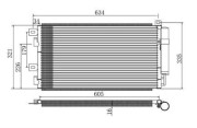 359003220250 Kondenzátor, klimatizace MAGNETI MARELLI