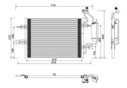 359003220320 Kondenzátor, klimatizace MAGNETI MARELLI