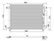 359003220330 Kondenzátor, klimatizace MAGNETI MARELLI