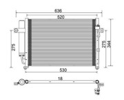 359003220870 Kondenzátor, klimatizace MAGNETI MARELLI