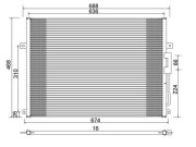 359003220940 Kondenzátor, klimatizace MAGNETI MARELLI