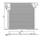 359003220990 Kondenzátor, klimatizace MAGNETI MARELLI