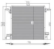 359003221070 Kondenzátor, klimatizace MAGNETI MARELLI