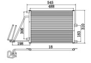 359003221340 Kondenzátor, klimatizace MAGNETI MARELLI