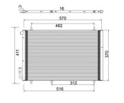 359003221410 Kondenzátor, klimatizace MAGNETI MARELLI