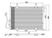 359003221440 Kondenzátor, klimatizace MAGNETI MARELLI