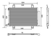 359003221540 Kondenzátor, klimatizace MAGNETI MARELLI