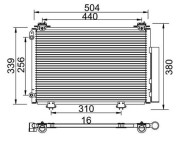 359003221560 Kondenzátor, klimatizace MAGNETI MARELLI