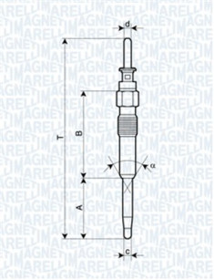 060900460606 MAGNETI MARELLI żeraviaca sviečka 060900460606 MAGNETI MARELLI