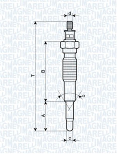 062900077304 MAGNETI MARELLI żeraviaca sviečka 062900077304 MAGNETI MARELLI