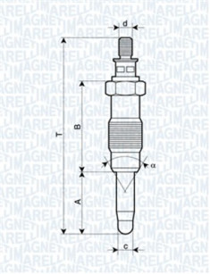 062583003304 Žhavicí svíčka MAGNETI MARELLI