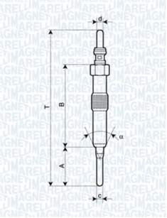 060900780606 MAGNETI MARELLI żeraviaca sviečka 060900780606 MAGNETI MARELLI