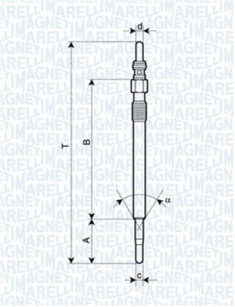 062900047304 Žhavicí svíčka MAGNETI MARELLI