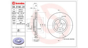 360406000600 Brzdový kotouč MAGNETI MARELLI