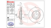 360406008300 Brzdový kotouč MAGNETI MARELLI