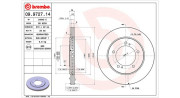 360406009000 Brzdový kotouč MAGNETI MARELLI