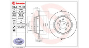 360406015600 MAGNETI MARELLI brzdový kotúč 360406015600 MAGNETI MARELLI