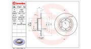 360406017500 MAGNETI MARELLI brzdový kotúč 360406017500 MAGNETI MARELLI