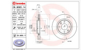 360406018700 Brzdový kotouč MAGNETI MARELLI